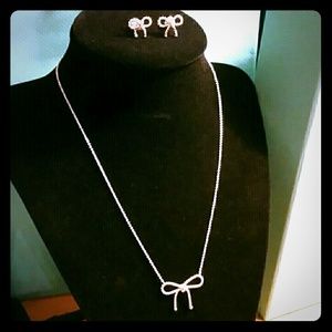 Tiffany & Co.Retired Twisted Bow Necklace/Earrin